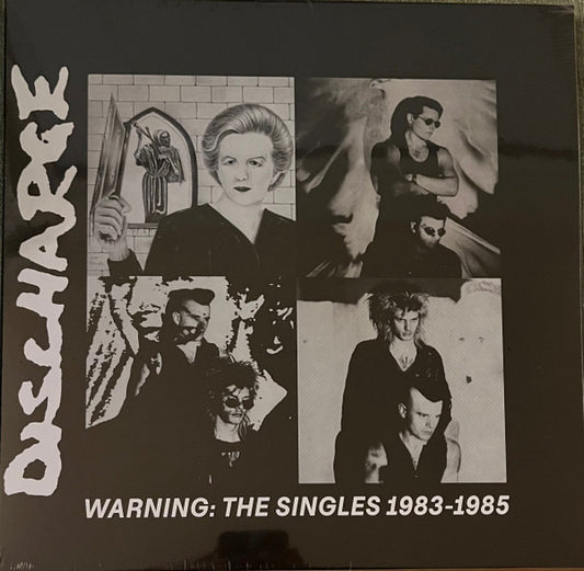 Album art for Discharge - Warning: The Singles 1983 - 1985