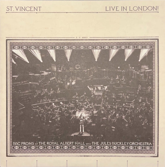 Album art for St. Vincent - Live In London!