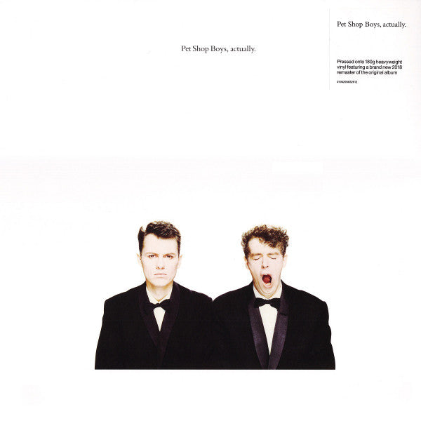 Album art for Pet Shop Boys - Actually