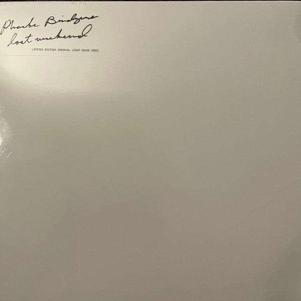 Album art for Phoebe Bridgers - Lost Weekend 