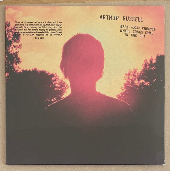 Album art for Arthur Russell - Open Vocal Phrases Where Songs Come In And Out (Live 12/20/85) 