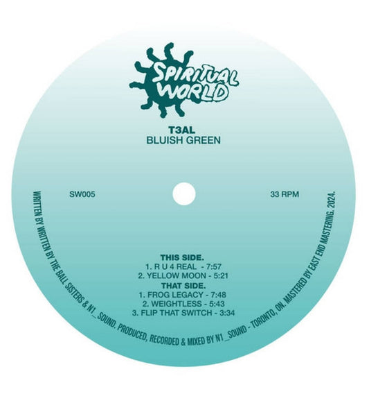 Album art for T3AL - Bluish Green