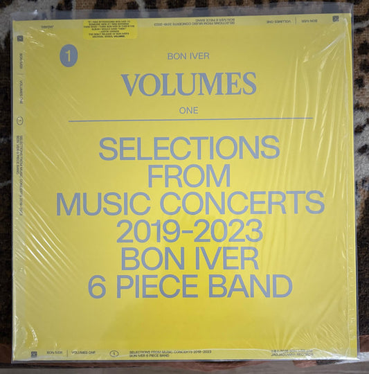 Album art for Bon Iver - Volumes: One - Selections From Music Concerts 2019-2023 Bon Iver 6 Piece Band