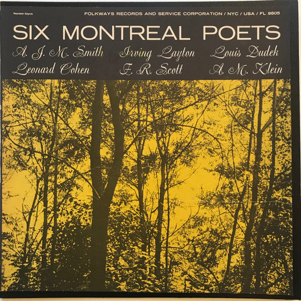 Album art for A.J.M. Smith - Six Montreal Poets
