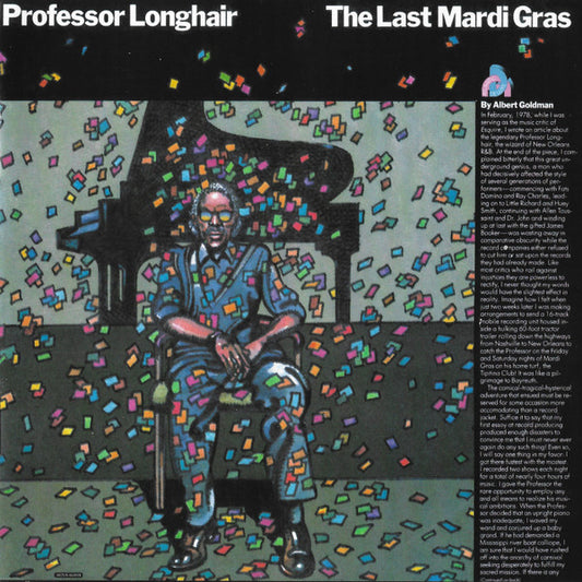 Album art for Professor Longhair - The Last Mardi Gras