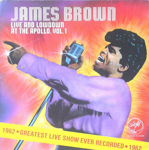 Album art for James Brown - Live And Lowdown At The Apollo, Vol.1