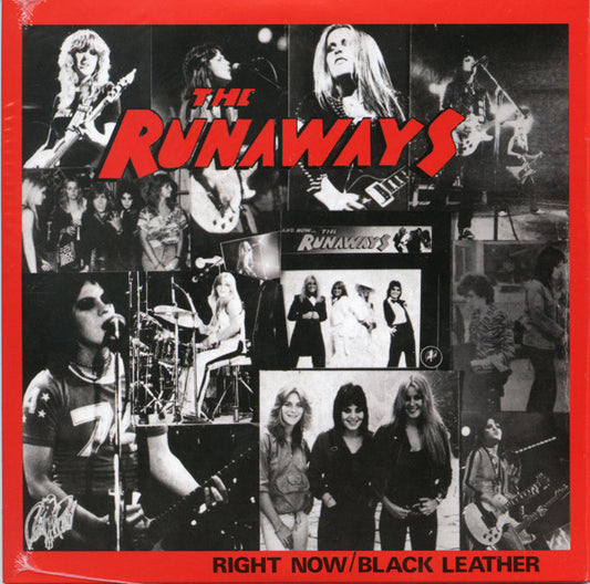 Album art for The Runaways - Right Now / Black Leather