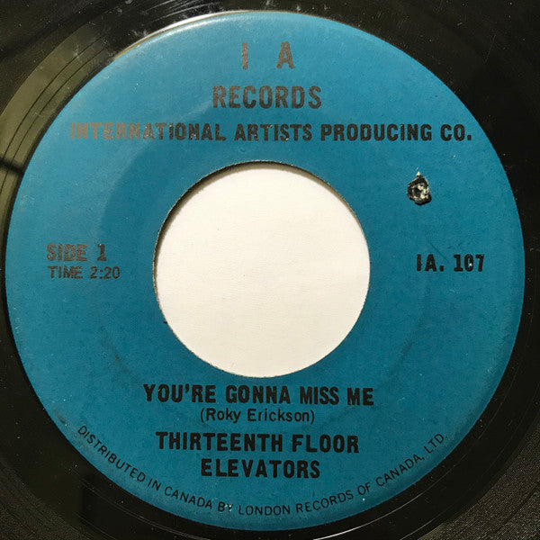 Album art for 13th Floor Elevators - You're Gonna Miss Me