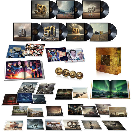 PRE-ORDER: Rush - R50 (7xLP + 4xCD Super Deluxe Vinyl Edition Box Set)