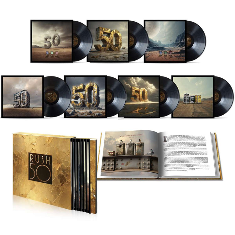 PRE-ORDER: Rush - R50 (7xLP Deluxe Vinyl Edition Box Set)