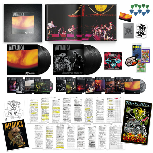 PRE-ORDER: Metallica - ReLoad Remastered (Deluxe 5xLP, 15xCD, 4xDVD Box Set)
