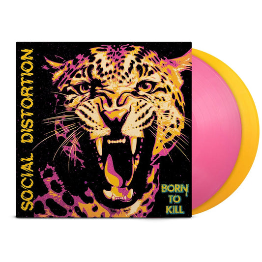 PRE-ORDER: Social Distortion - Born To Kill (Indie Exclusive Pink + Yellow Vinyl 2xLP)