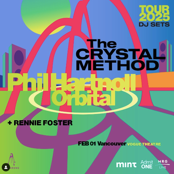 Phil Hartnoll + The Crystal Method Ticket (NO ONLINE SALES)