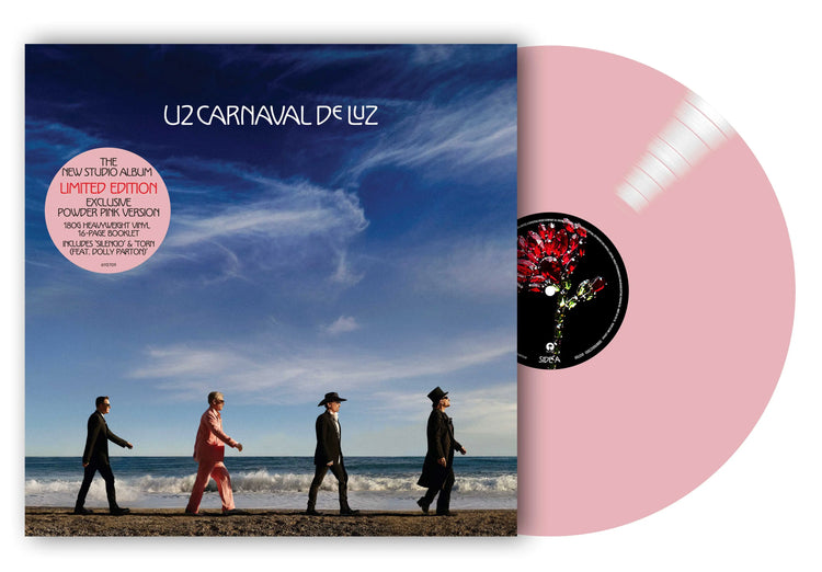 PRE-ORDER: U2 - Carnaval De Luz (Powder Rose Pink Vinyl LP)