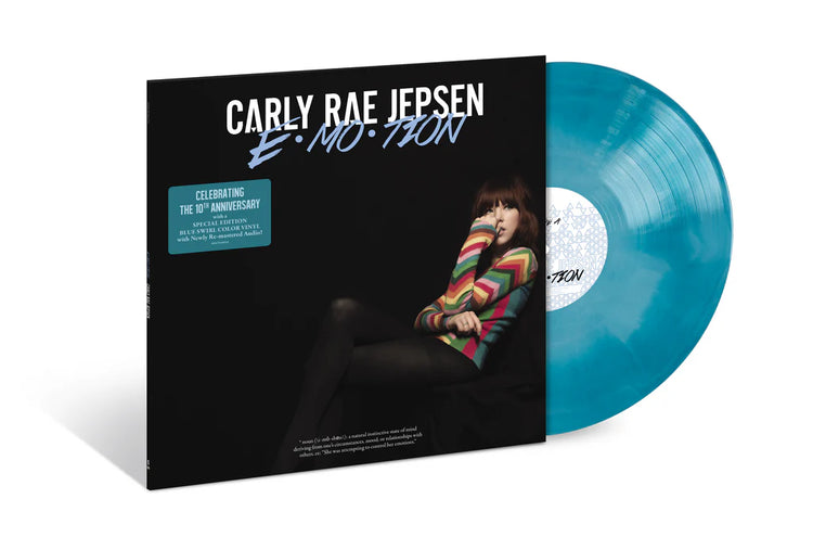 PRE-ORDER: Carly Rae Jepsen - E•MO•TION: 10th Anniversary Edition (Blue Swirl Vinyl LP)