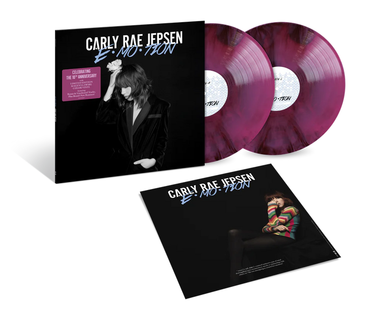 PRE-ORDER: Carly Rae Jepsen - E•MO•TION: 10th Anniversary Edition (Magenta Swirl Vinyl 2xLP)