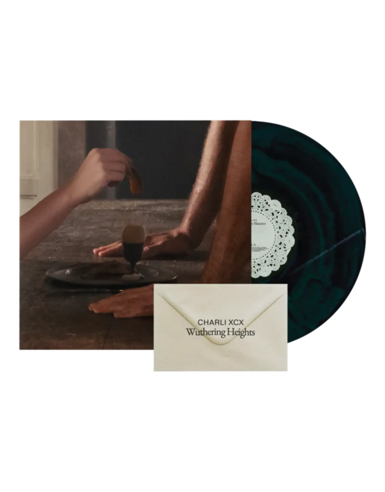 Charli XCX - Wuthering Heights Vinyl, LP, Album, Stereo , Green and Black Marbled