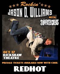 Jason D. Williams with the Supersuckers ticket