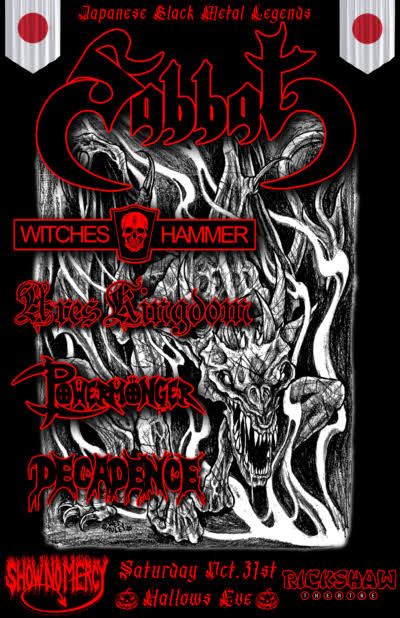Sabbat (Japan) with Ares Kingdom Witches Hammer + More ticket