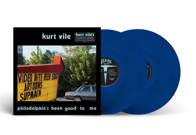 PRE-ORDER: Kurt Vile - Philadelphia's Been Good To Me (Indie Exclusive Blue Vinyl 2xLP)