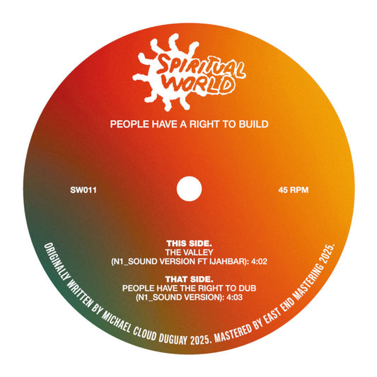 N1 SOUND - People Have a Right To Build (Vinyl 10")