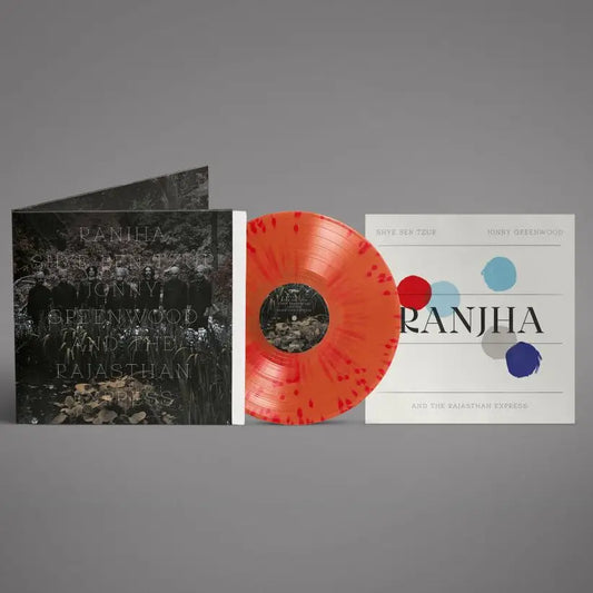RANJHA - Johnny Greenwood and The Rajasthan Expres Red & Coral Splatter Vinyl