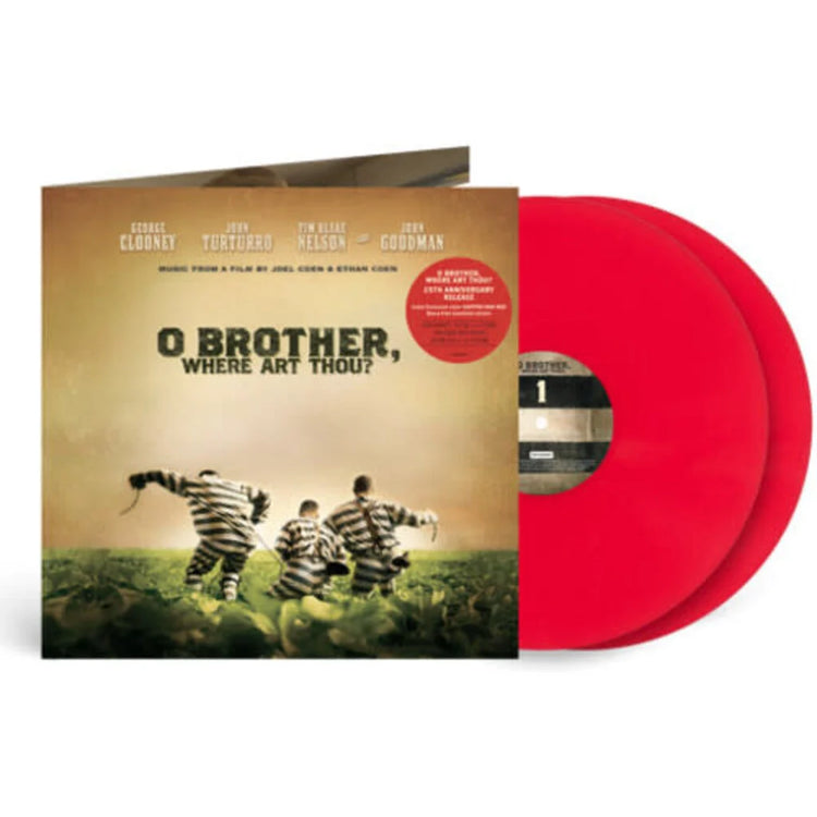 Various - O Brother, Where Art Thou? 2 x Vinyl LP - Dapper Dan Red Vinyl - 25th Anniversary