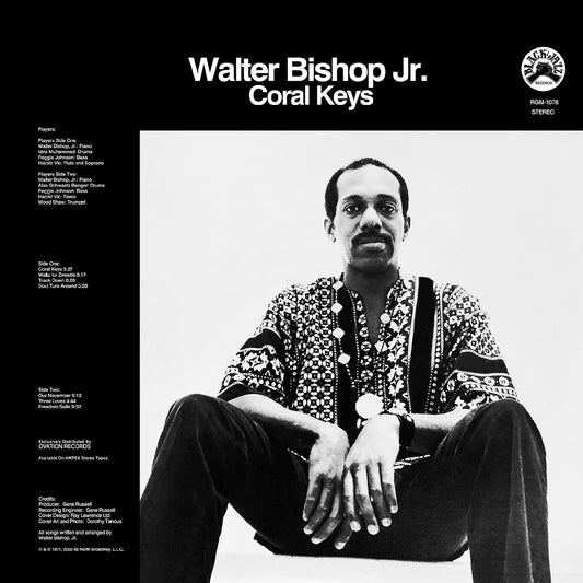 Walter Bishop, Jr. - Coral Keys Blue with Black Swirl Pressing