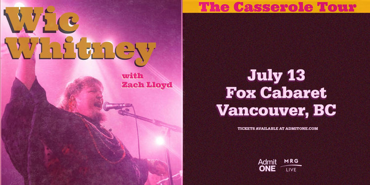 Wic Whitney ticket (NO ONLINE SALES)