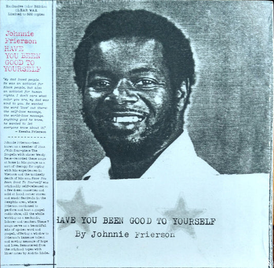 Album art for Johnnie Frierson - Have You Been Good To Yourself