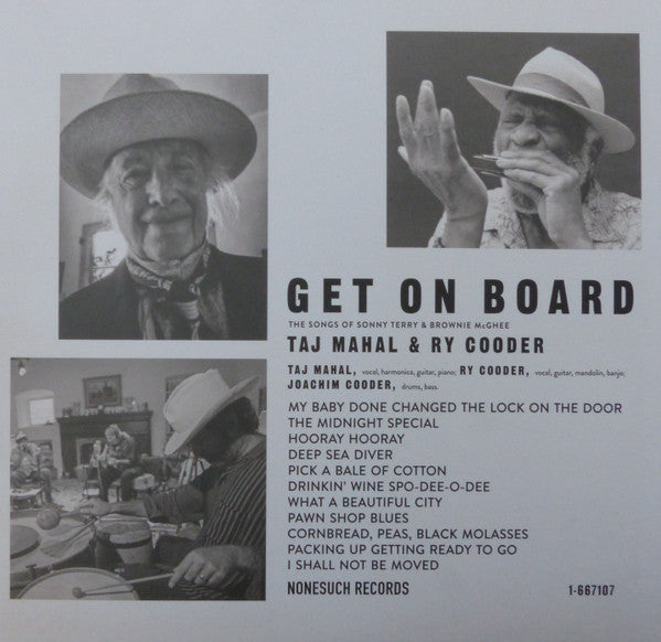 Album art for Taj Mahal - Get On Board (The Songs Of Sonny Terry & Brownie McGhee)