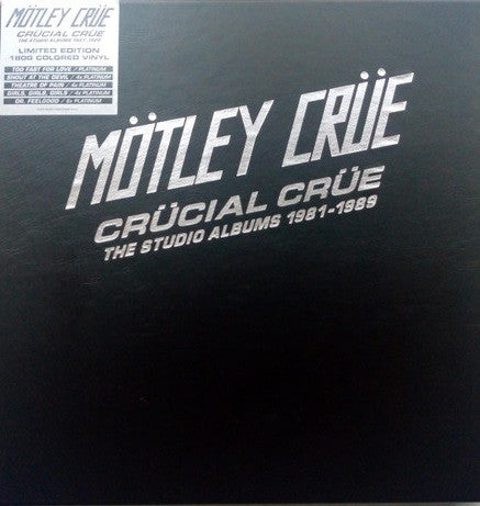 Album art for Mötley Crüe - Crücial Crüe - The Studio Albums 1981-1989