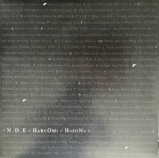 Album art for Haruomi Hosono - N . D . E