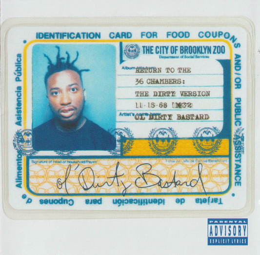 Album art for Ol' Dirty Bastard - Return To The 36 Chambers: The Dirty Version