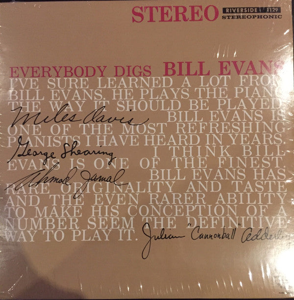 Album art for The Bill Evans Trio - Everybody Digs Bill Evans