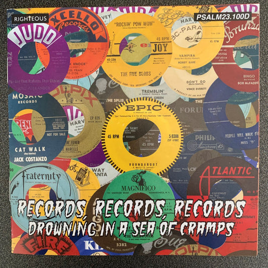 Album art for Various - Records, Records, Records Drowning In A Sea Of Cramps