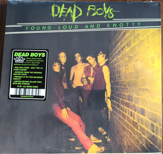 Album art for The Dead Boys - Young Loud And Snotty