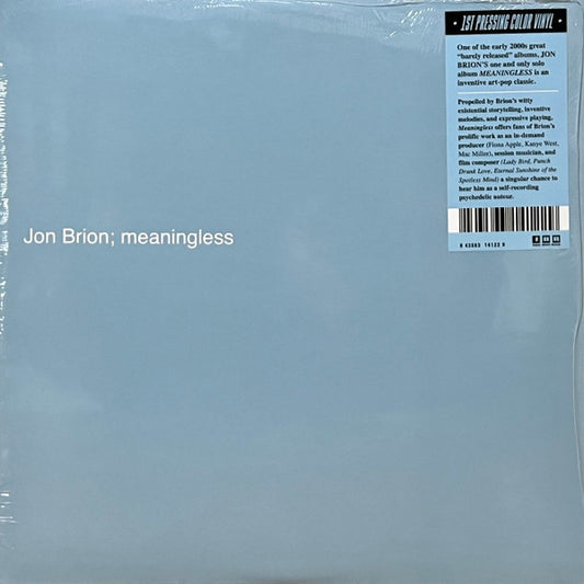 Album art for Jon Brion - Meaningless
