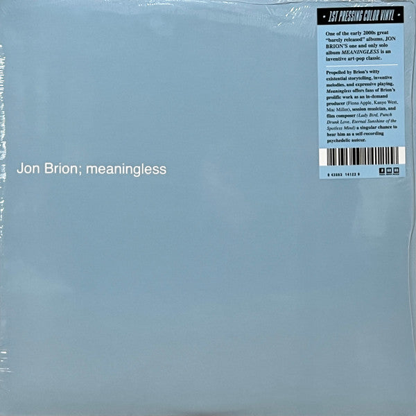 Album art for Jon Brion - Meaningless