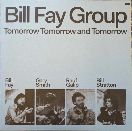 Album art for Bill Fay Group - Tomorrow Tomorrow And Tomorrow