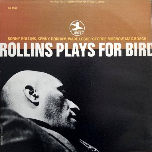 Album art for Sonny Rollins - Rollins Plays For Bird
