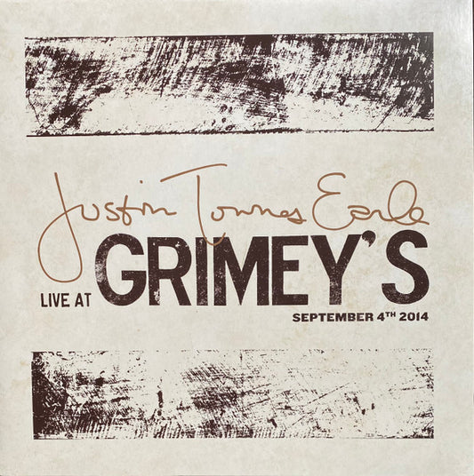 Album art for Justin Townes Earle - Live At Grimey's