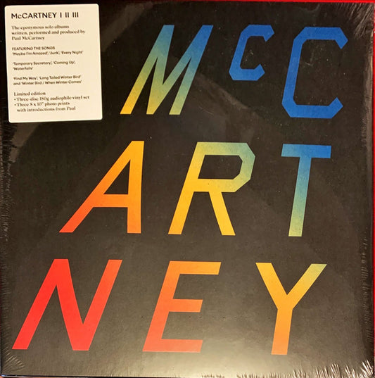 Album art for Paul McCartney - McCartney I II III