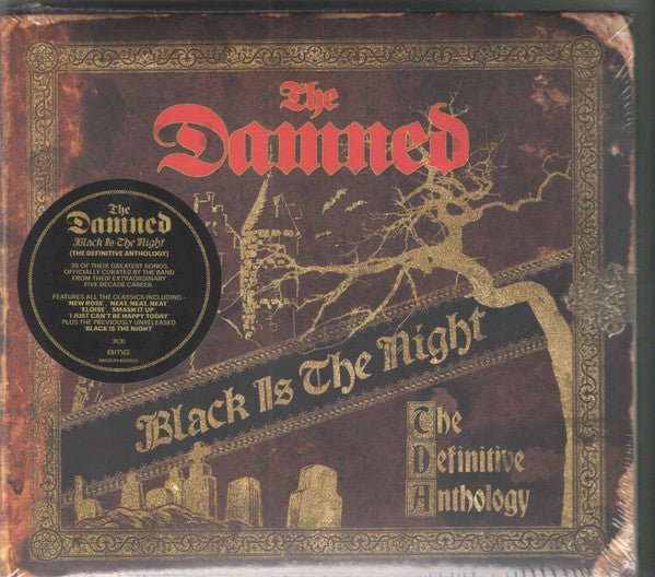 Album art for The Damned - Black Is The Night (The Definitive Anthology)
