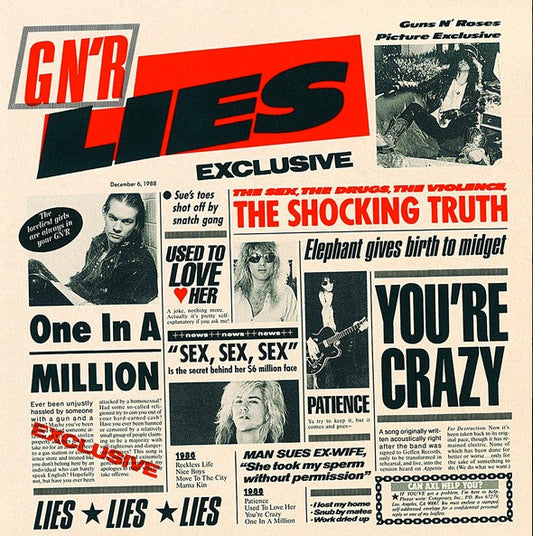 Album art for Guns N' Roses - G N' R Lies