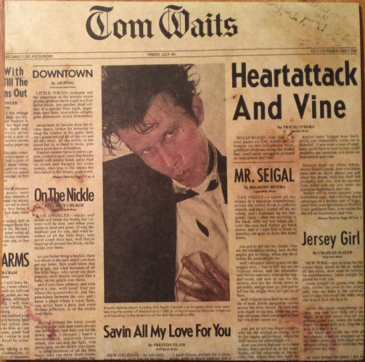 Album art for Tom Waits - Heartattack And Vine