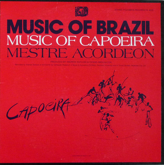 Album art for Mestre Acordeon - The Music Of Capoeira