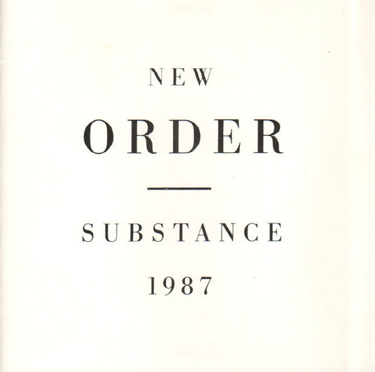 Album art for New Order - Substance