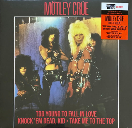 Album art for Mötley Crüe - Too Young To Fall In Love EP
