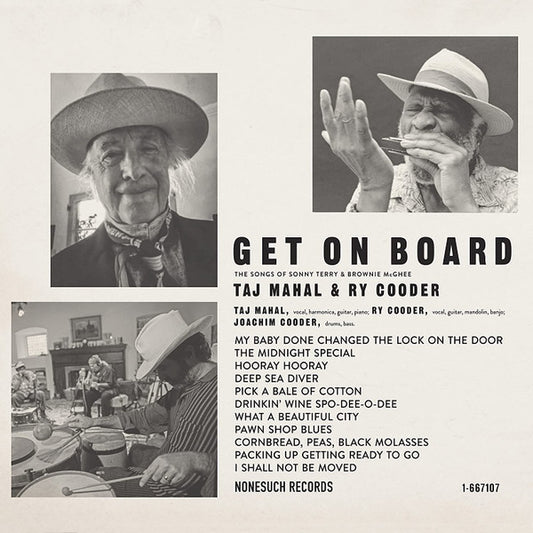 Album art for Taj Mahal - Get On Board - The Songs Of Sonny Terry & Brownie McGhee